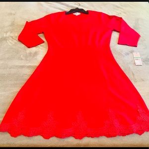 Red dress by Nanette Lepore